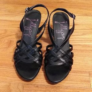 Black Jellypop High Heel Sandal